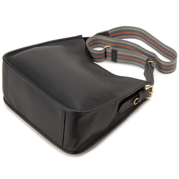 Prada Leather Bag Shoulder Black Hobo - Picture 1 of 6